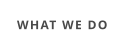 WHAT WE DO